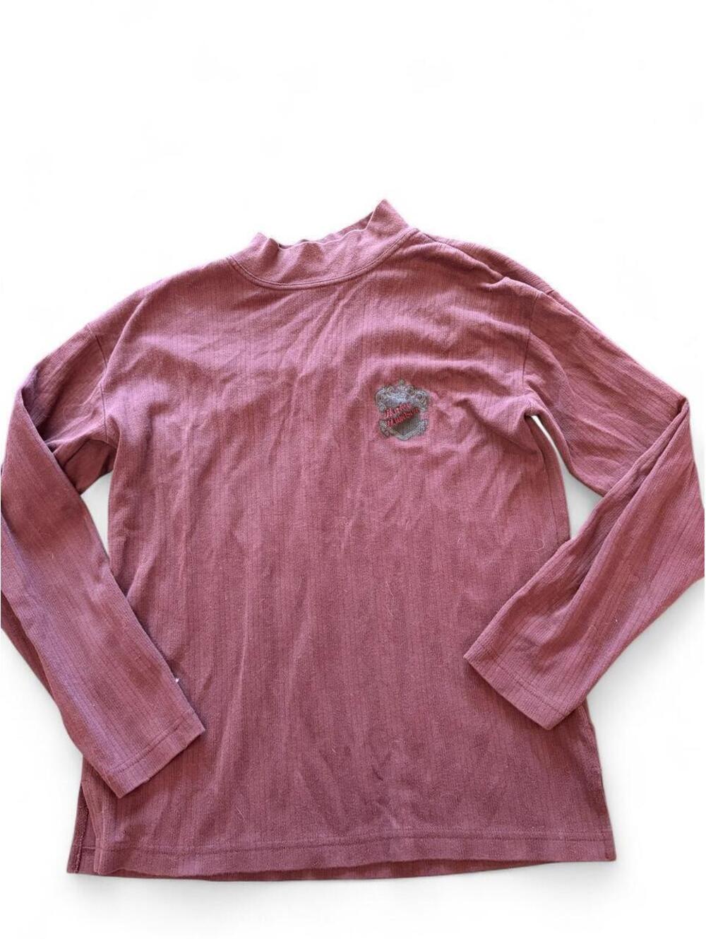 Vintage Harley-Davidson Ribbed Mock Neck Long Sleeve Shirt size Medium/Large